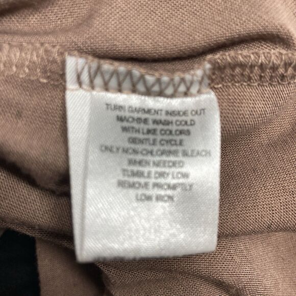 French Laundry Button Up Sleeveless Top Petite Medium w/Curved or Extended Hem - Picture 5 of 15